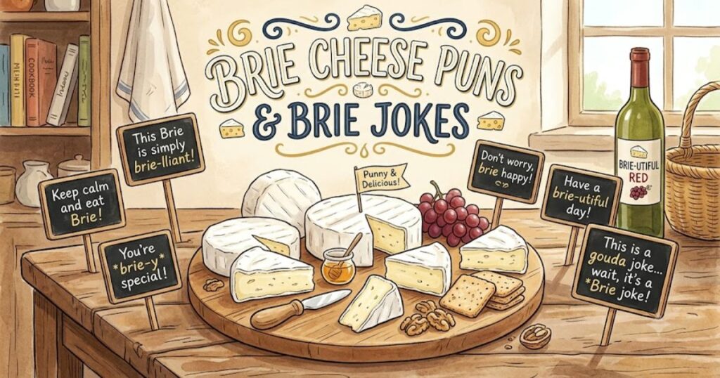 Brie Cheese Puns & Brie Jokes