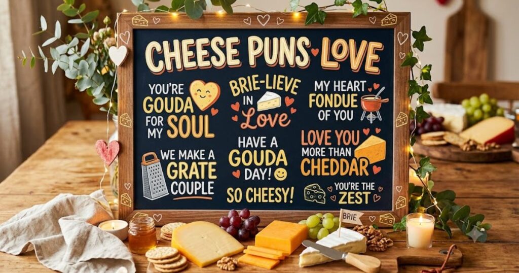 Cheese puns love