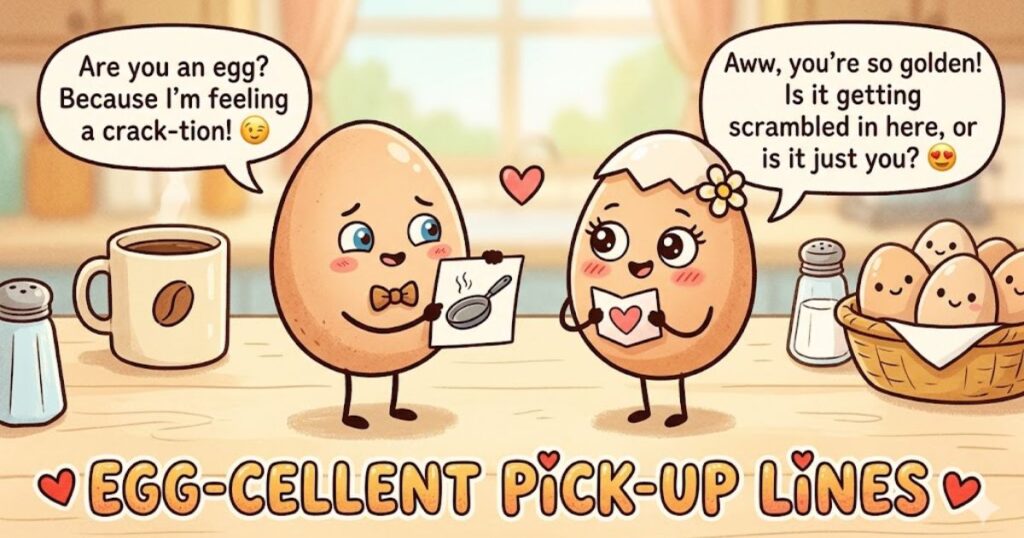 Egg-cellent Pick-Up Lines 💘