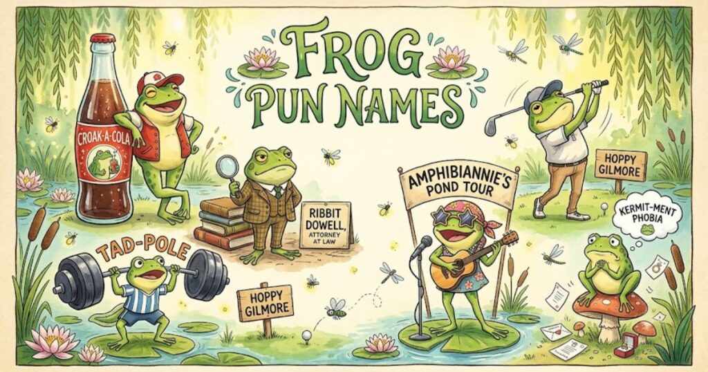 Frog Pun Names