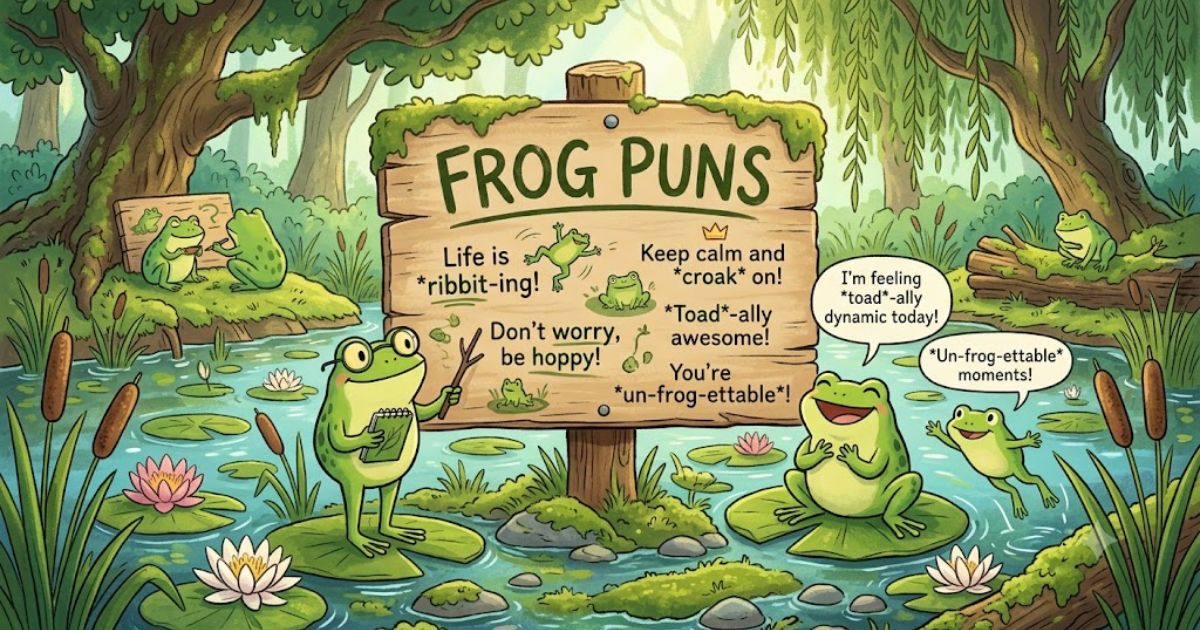 frog puns