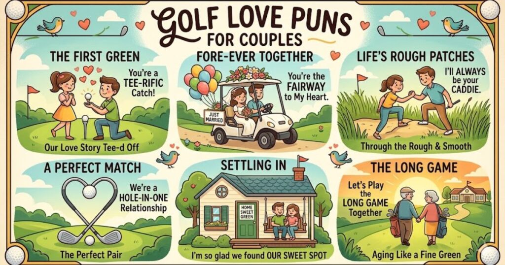Golf Love Puns for Couples