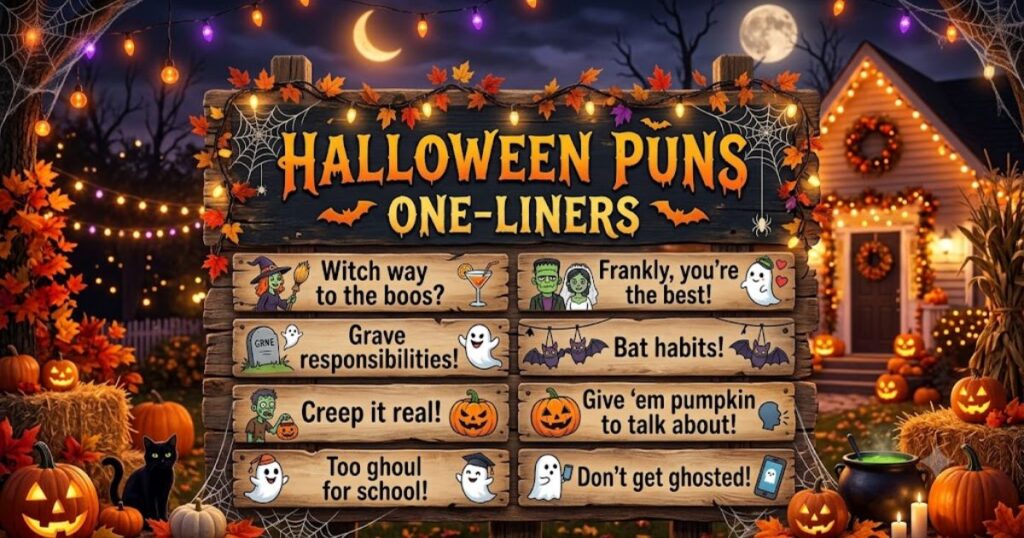 Halloween Puns One-Liners