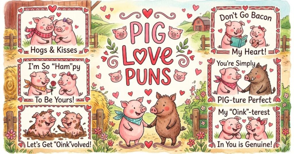 Pig Love Puns