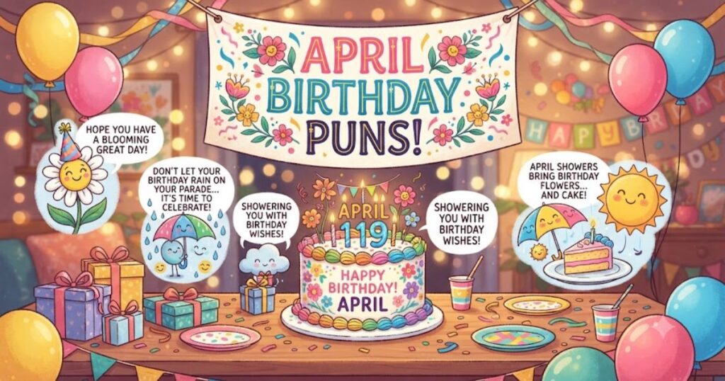 April Birthday Puns