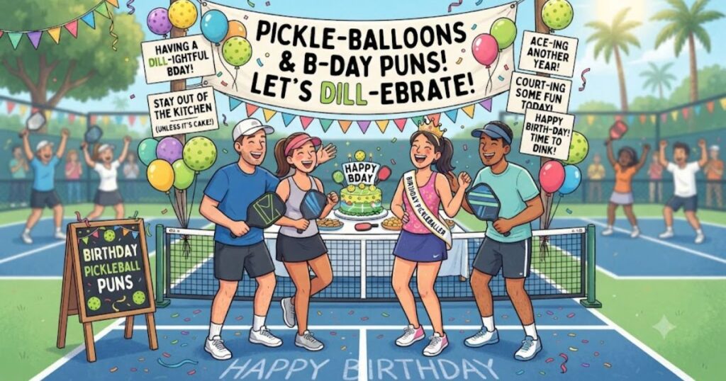 Birthday Pickleball Puns