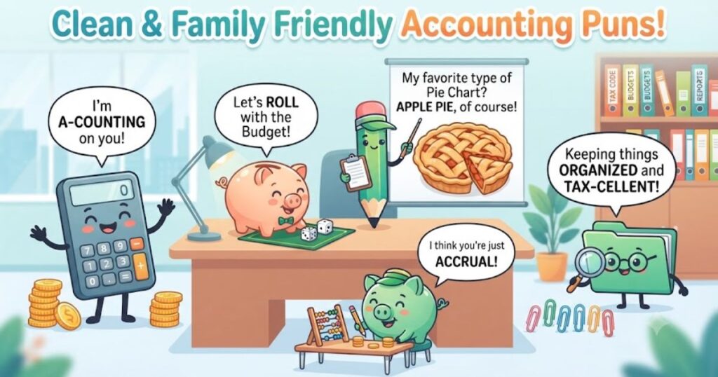 Clean & Family Friendly Accounting Puns