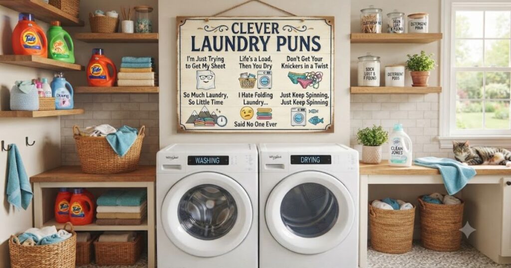Clever Laundry Puns