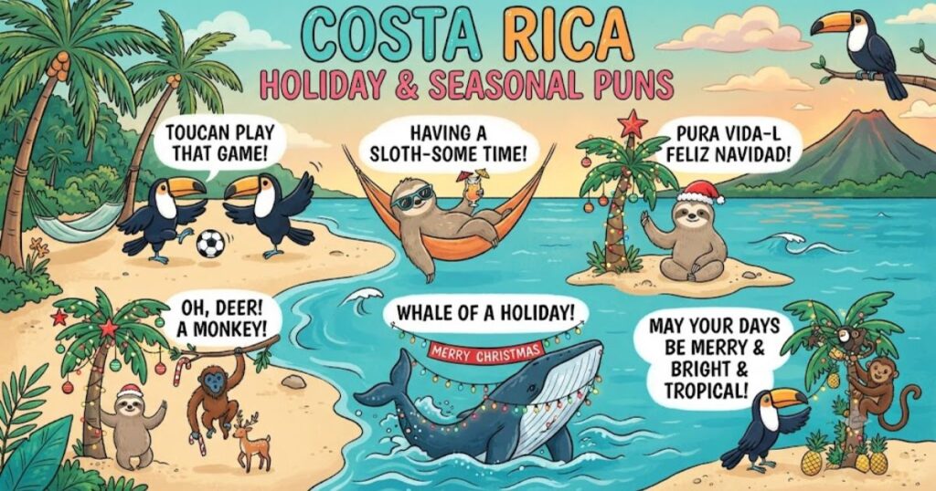 Costa Rica Holiday & Seasonal Puns