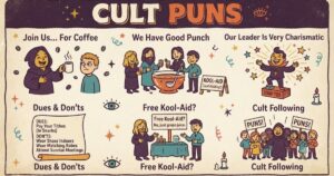 cult puns