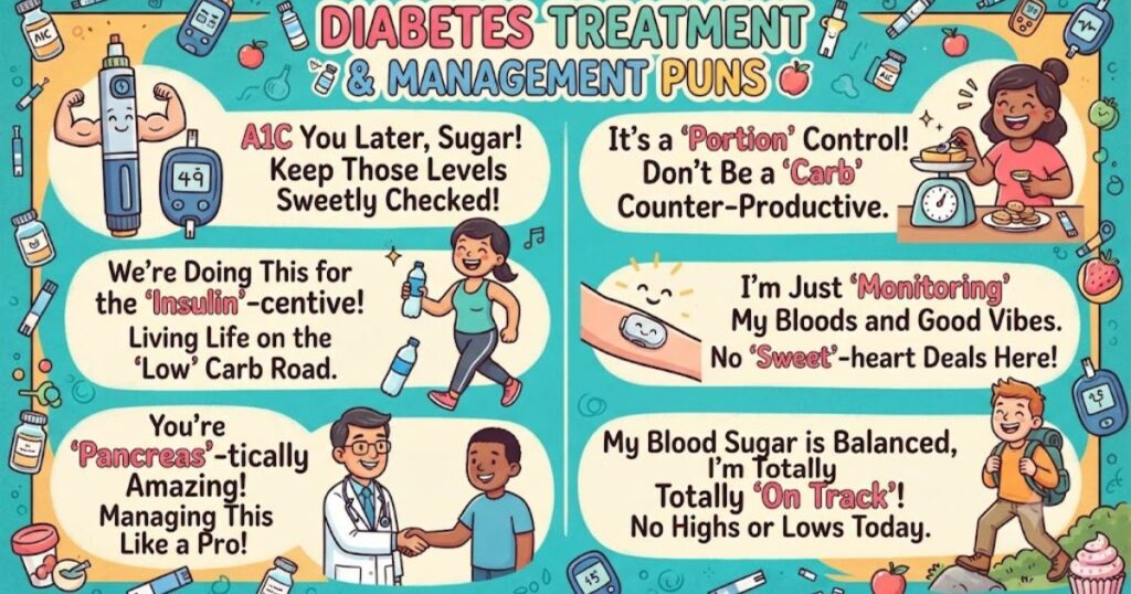 Diabetes Treatment & Management Puns