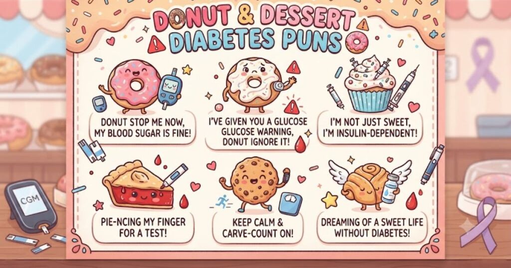 Donut & Dessert Diabetes Puns