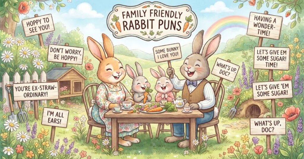 Family Friendly Rabbit Puns