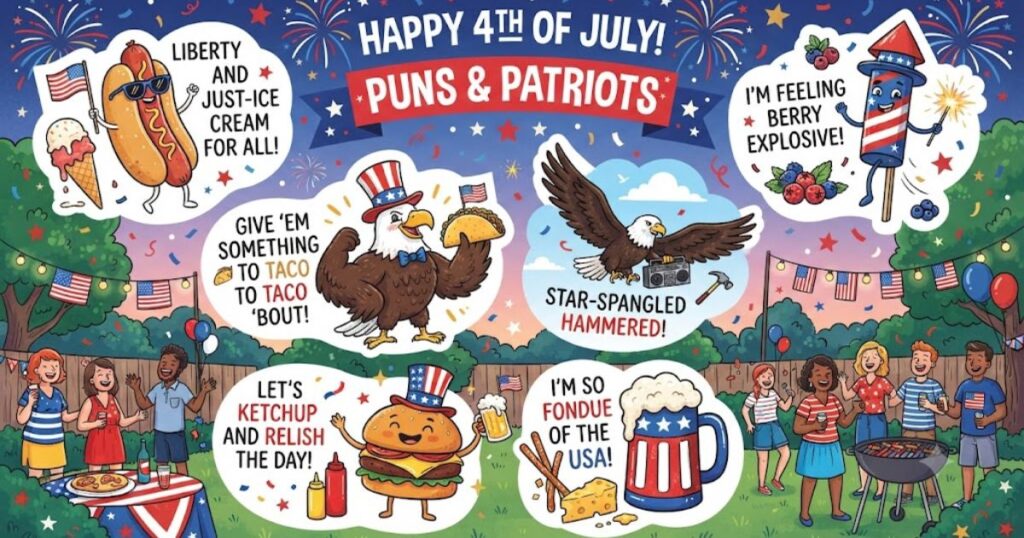 Fourth of July America Puns