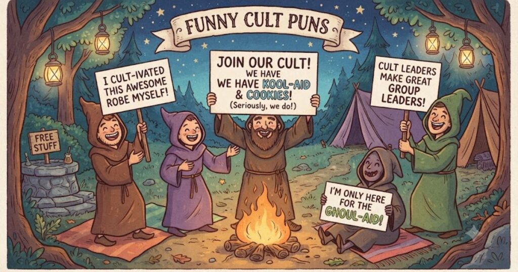 Funny Cult Puns
