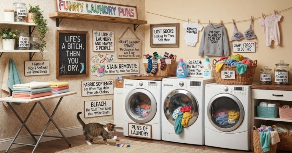 Funny Laundry Puns