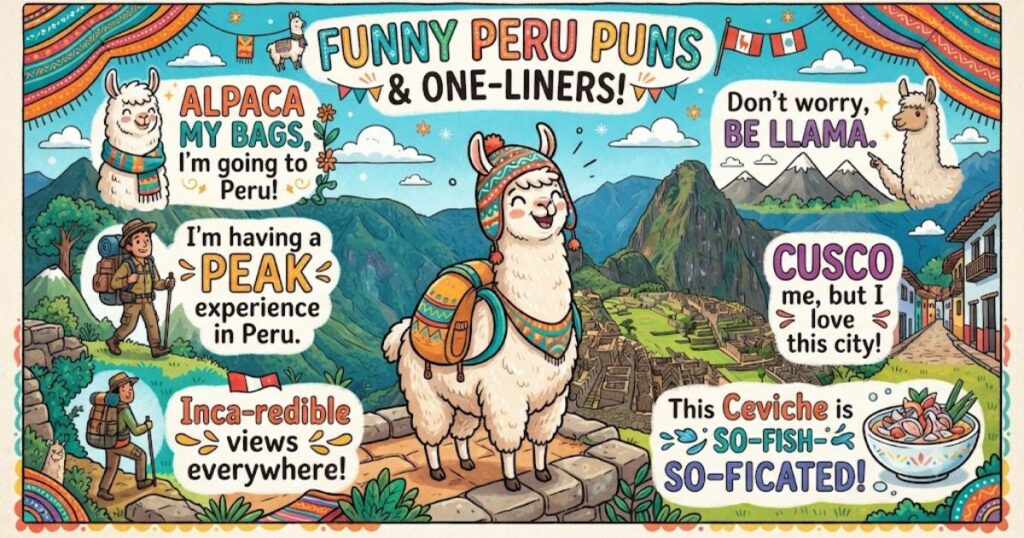 Funny Peru Puns and One Liners