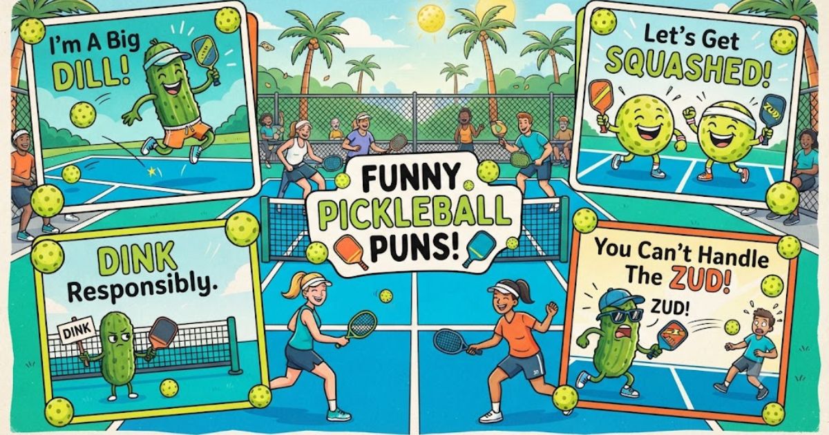 funny pickleball puns