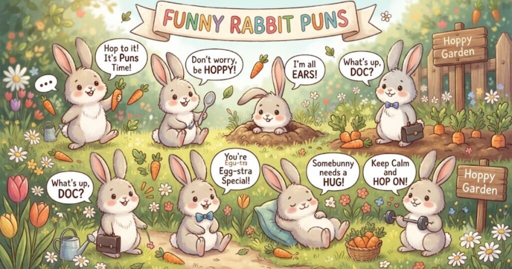 Funny Rabbit Puns One Liners