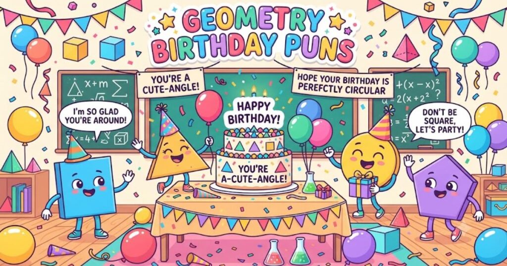 Geometry Birthday Puns