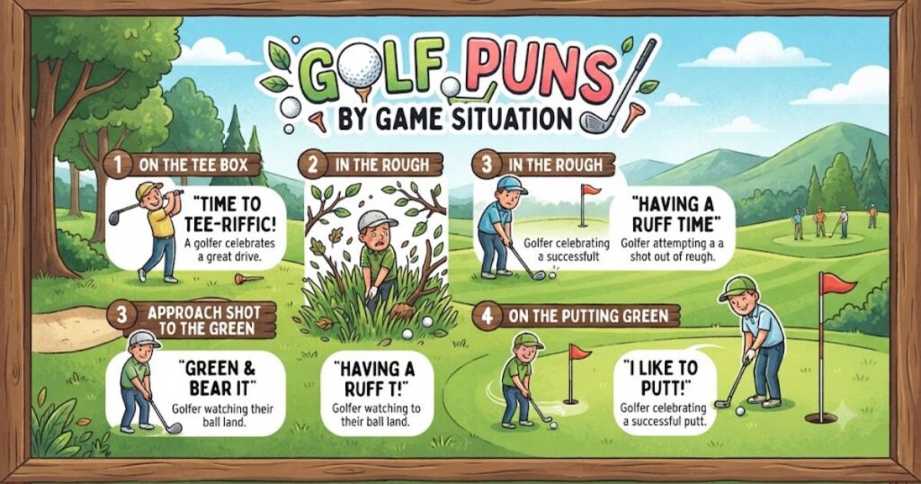 Golf Puns by Game Situation