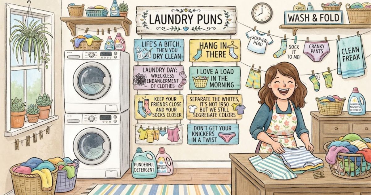 laundry puns