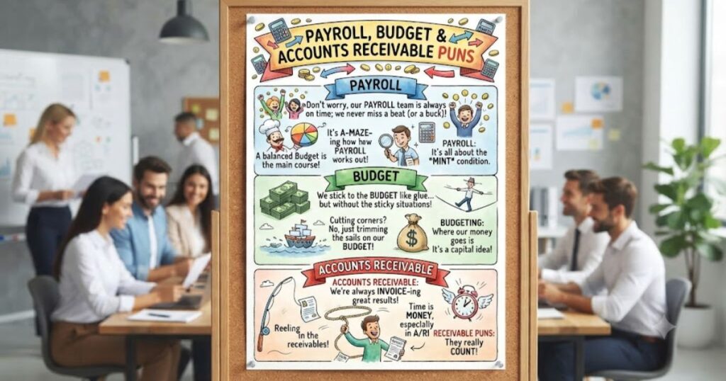Payroll, Budget & Accounts Receivable Puns