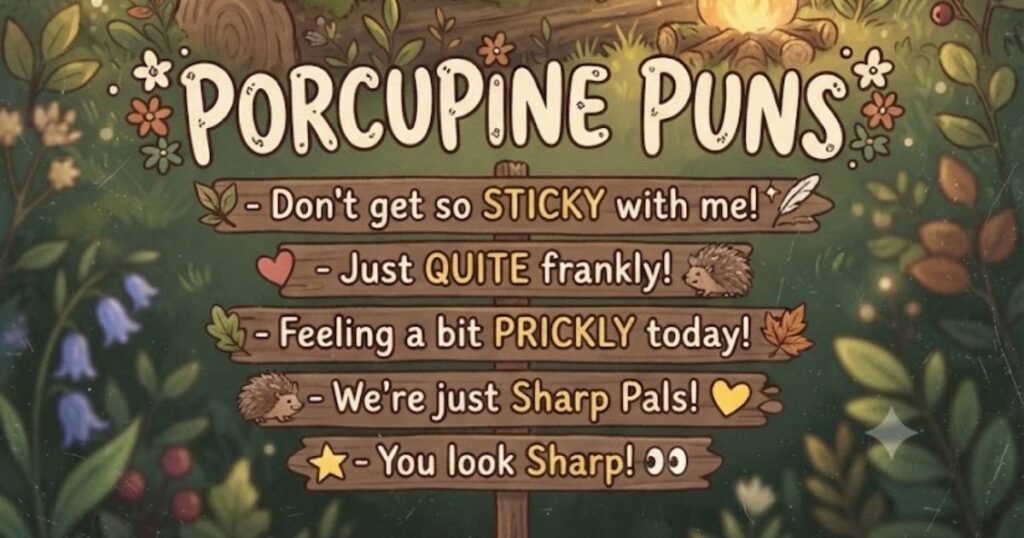Porcupine Puns for Instagram Captions