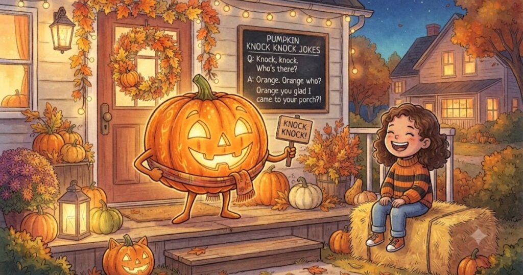 Pumpkin Knock Knock Jokes