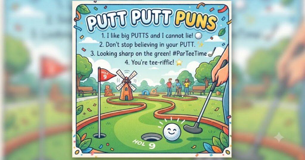 Putt Putt Puns for Social Media