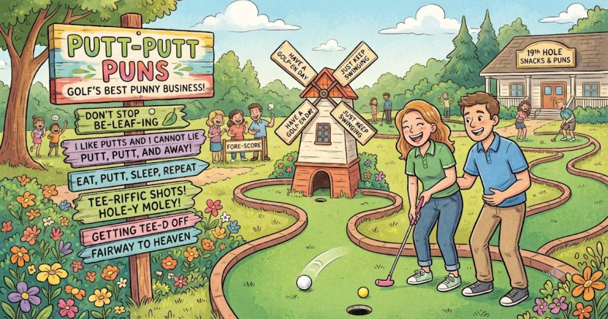 putt putt puns