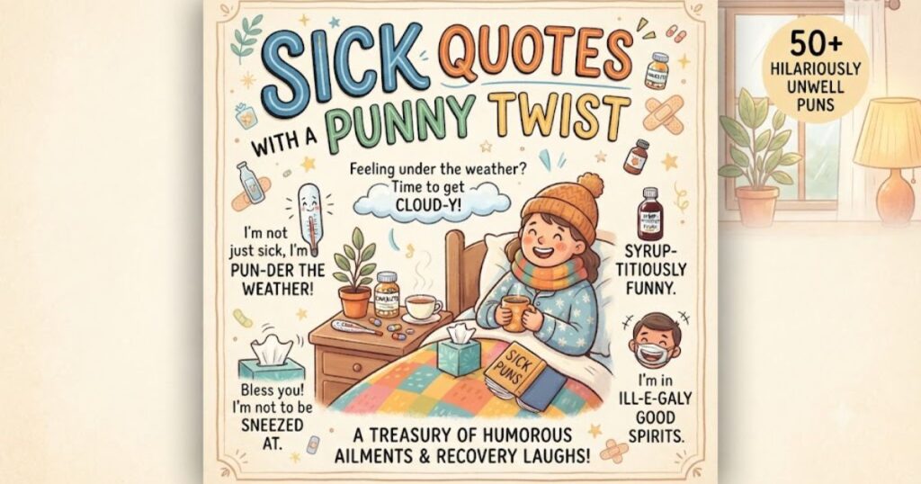 Sick Quotes with a Punny Twist