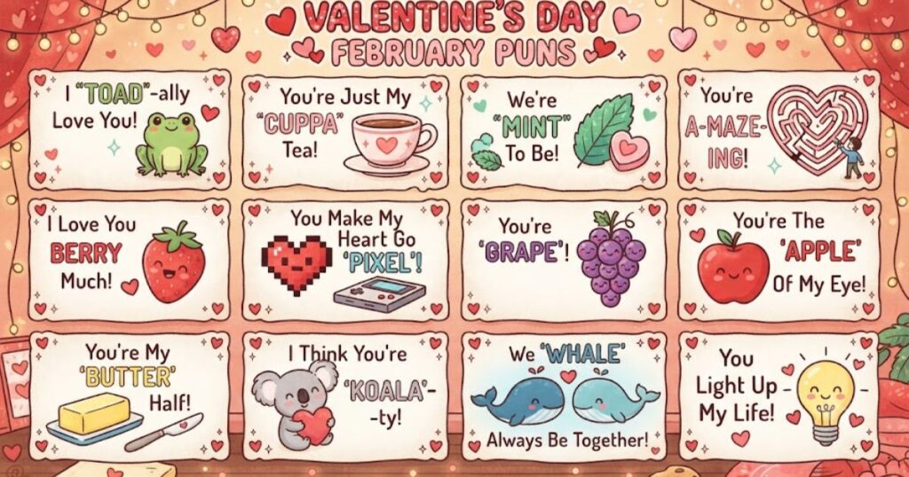 Valentine’s Day February Puns