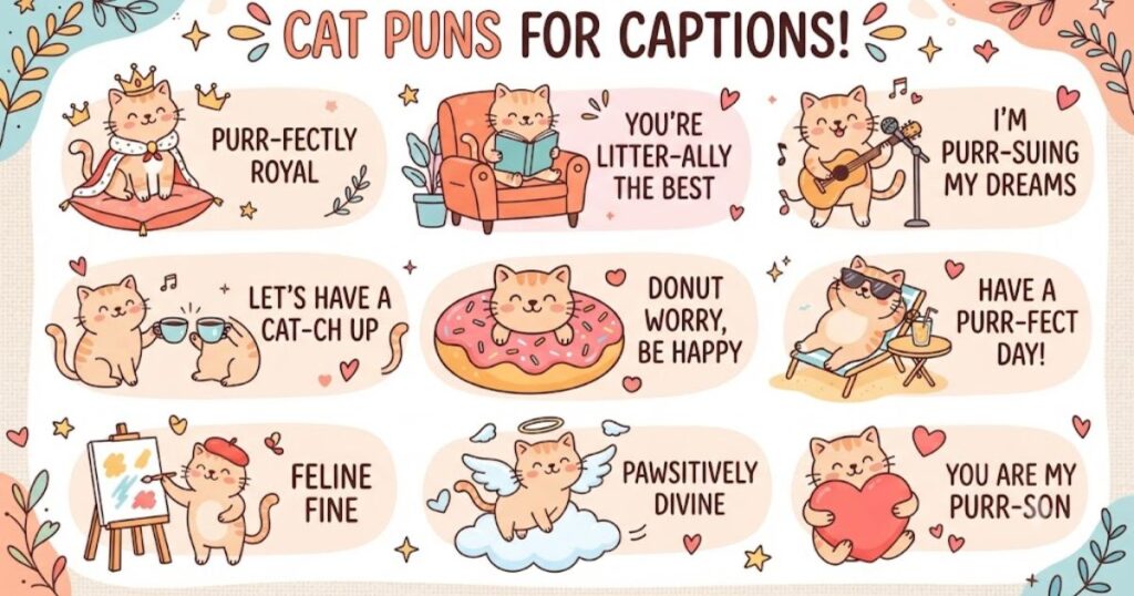 Cat Puns for Captions