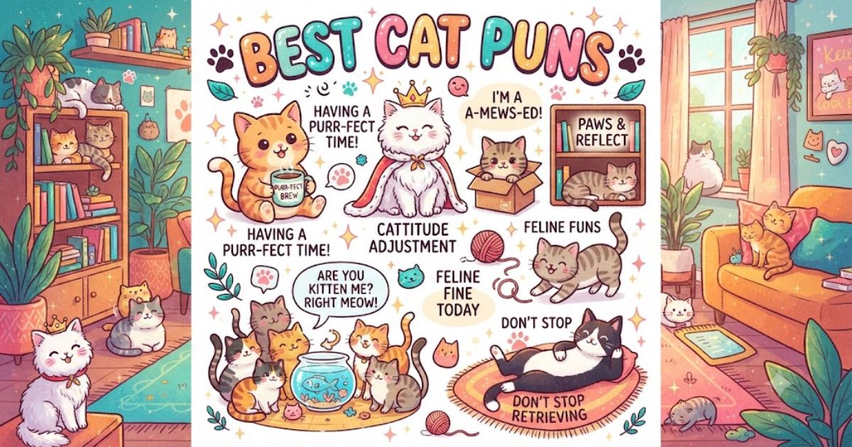 best cat puns
