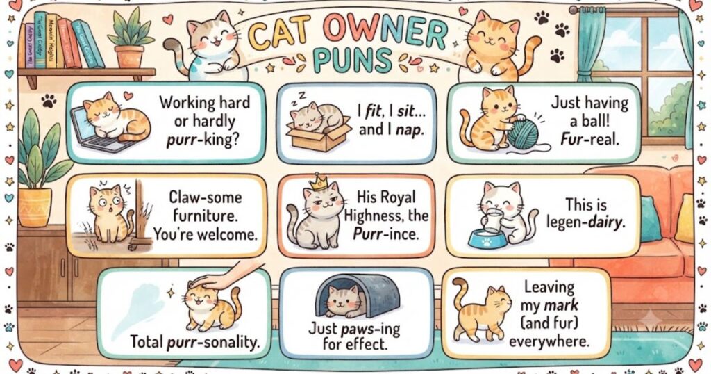 Cat Owner Puns