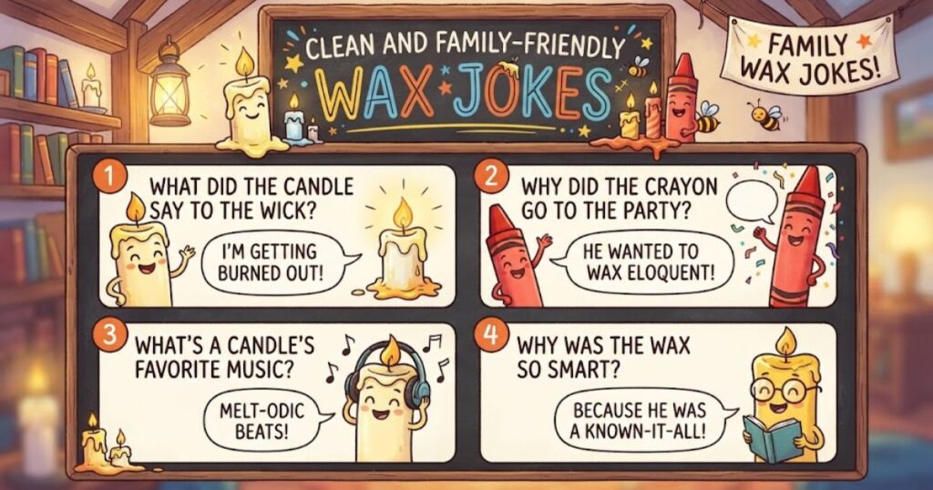 Clean and Family Friendly Wax Jokes