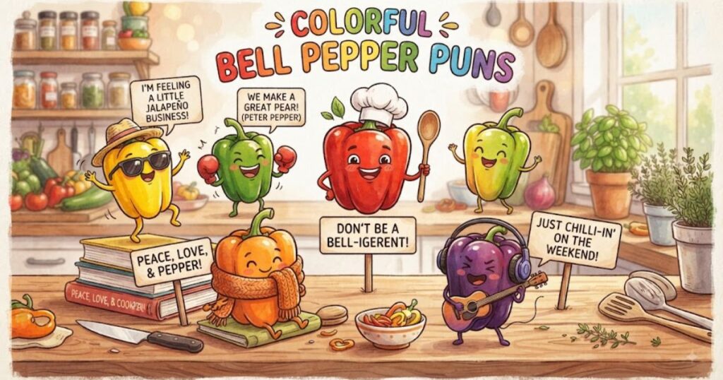 Colorful Bell Pepper Puns