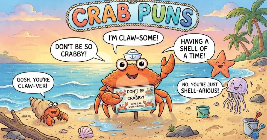 Crab Puns for Instagram Captions