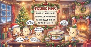 Eggnog Puns