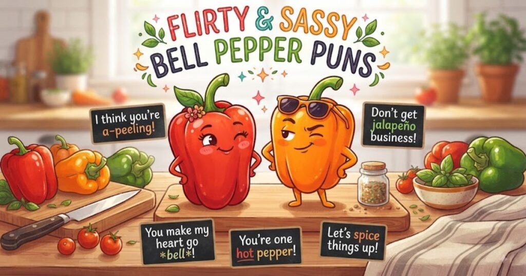 Flirty & Sassy Bell Pepper Puns
