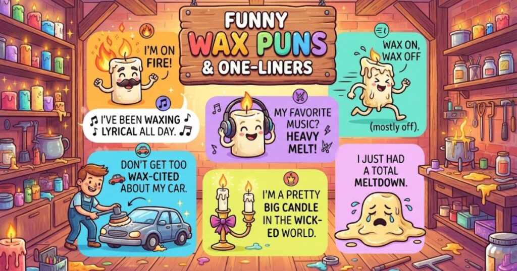 Funny Wax Puns One Liners