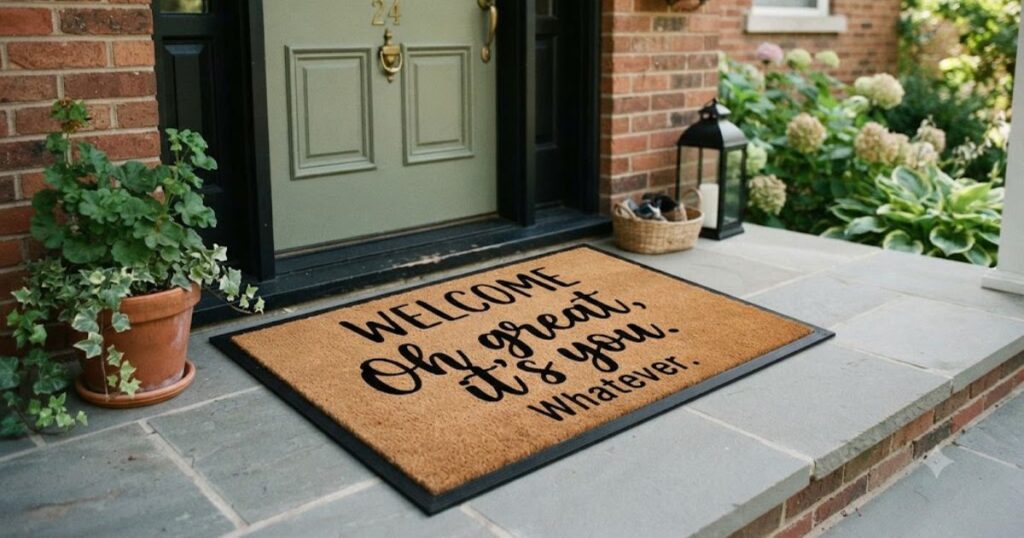 Rude & Sassy Welcome Puns