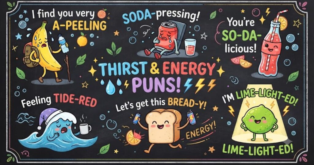 Thirst and Energy Puns