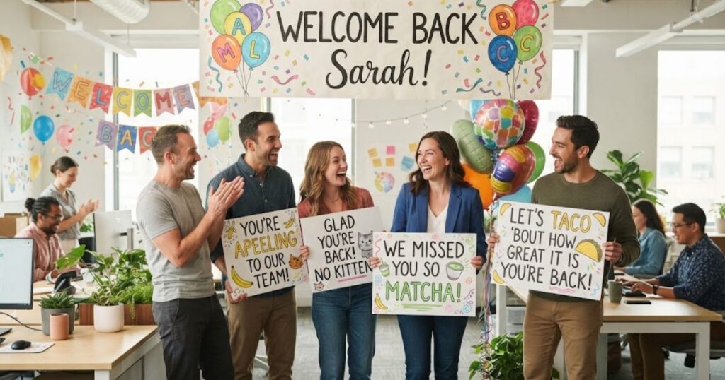 Welcome Back Puns for Work