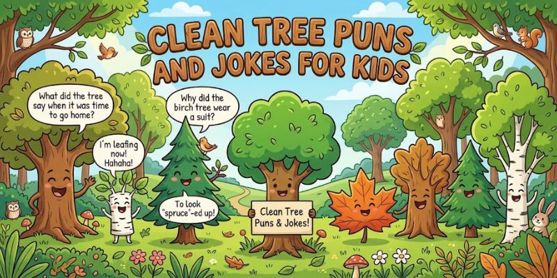 Clean Tree Puns and Jokes for Kids