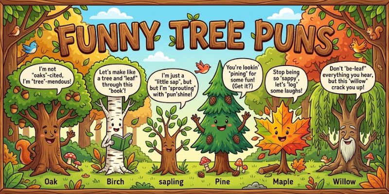 funny tree puns