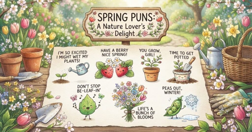 Nature Lover Spring Puns 🌿