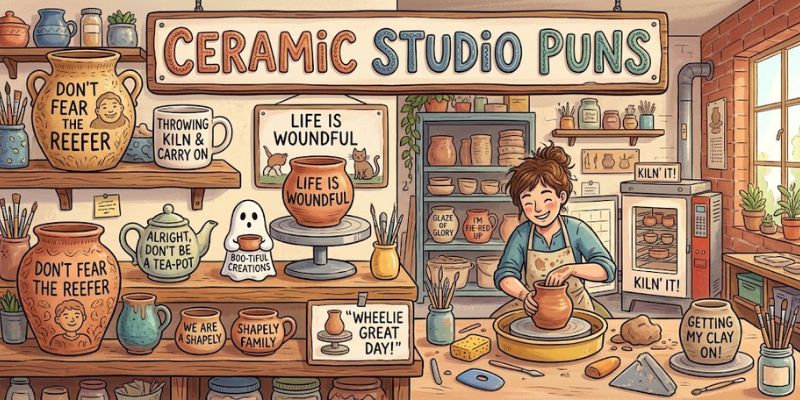 Ceramic Studio Puns