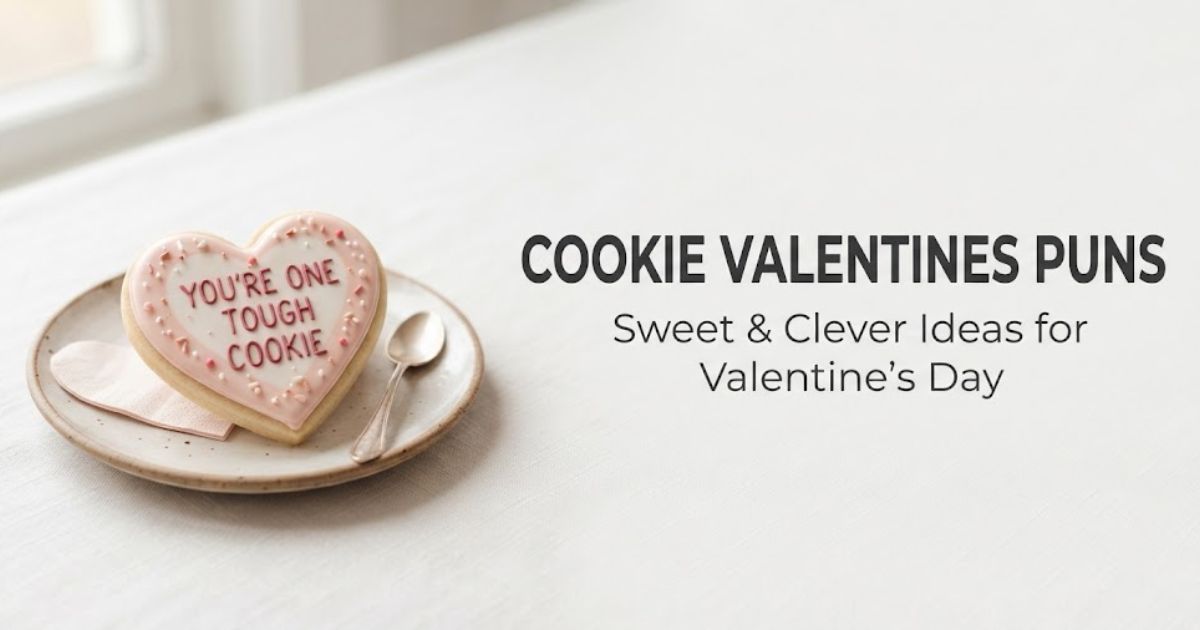 cookie valentines puns